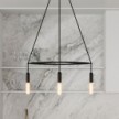 Lustre Cage avec 4 bras P-Light