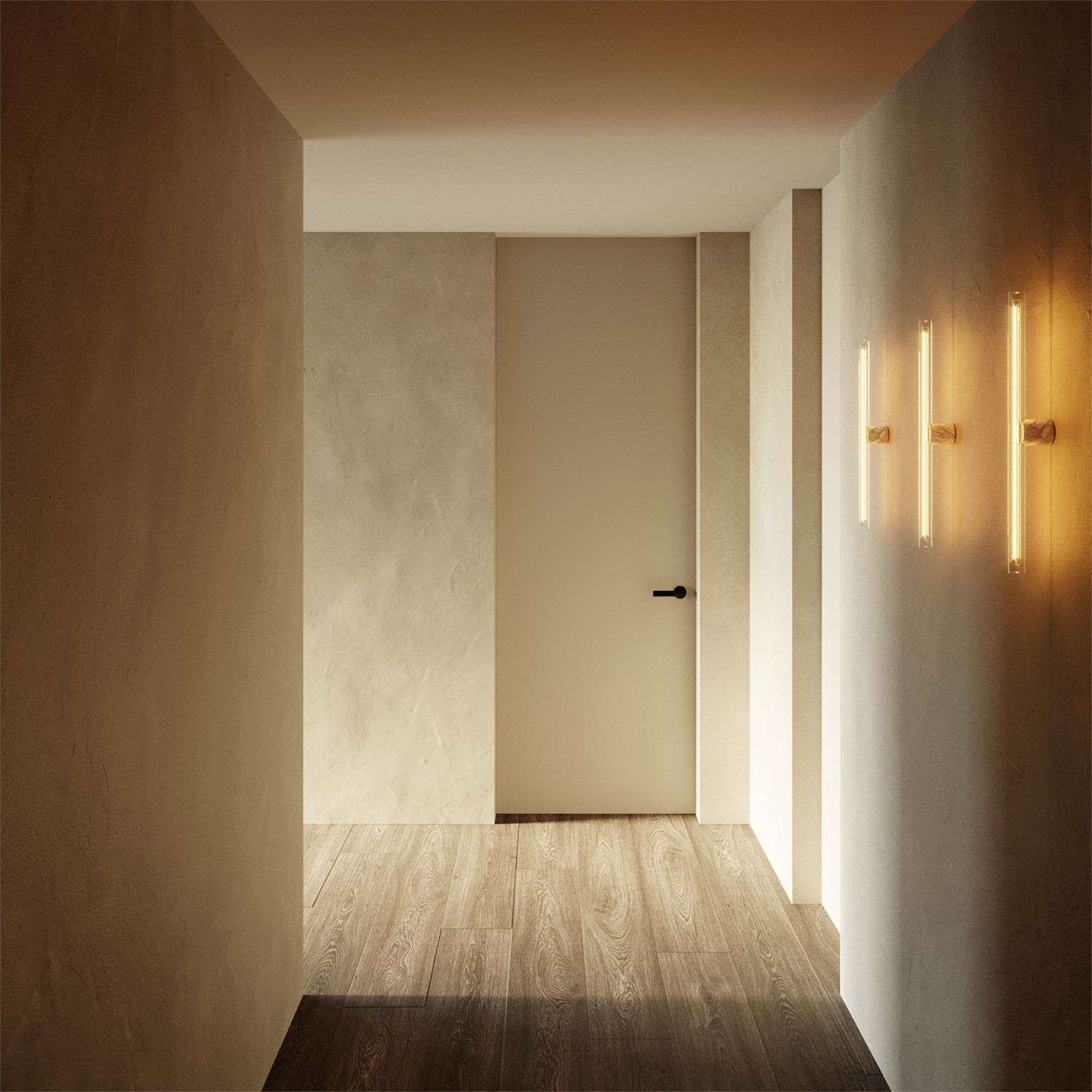Leuchte esse14 zur Wand- oder Deckenmontage für LED Röhrenlampe S14d - Waterproof IP44