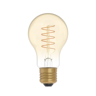 LED Glühbirne Golden Carbon Line Spiral-Filament Tropfenform A60 4W 250Lm E27 1800K Dimmbar - C03