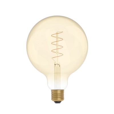 LED Glühbirne Golden Carbon Line Spiral-Filament Globe G125 4W 250Lm E27 1800K Dimmbar - C07
