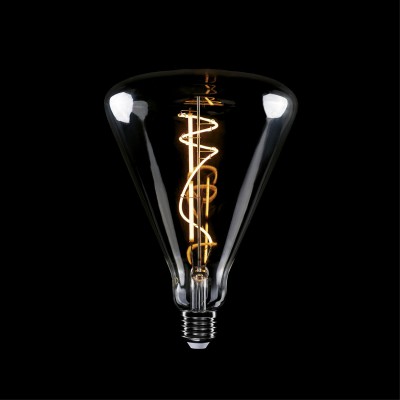Ampoule Smoky LED Cone 140 10W 470Lm E27 1800K Dimmable - H09
