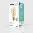 Ampoule LED dorée B01 Ligne 5V Filament à spirale Edison ST64 1,3W E27 Dimmable 2500K