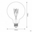 Lampadina LED trasparente B04 Linea 5V Filamento corto Globo G125 1,3W E27 Dimmerabile 2500K