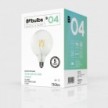 Transparente LED Glühbirne B04 Linie 5V kurzes Filament Globe G125 1,3W E27 dimmbar 2500K