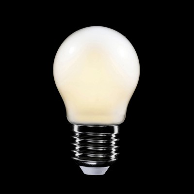 LED Glühbirne Mini Globe G45, mattweiß 4W 470Lm E27 2700K - M01