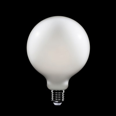 LED Glühbirne Globe G125, mattweiß 4W 470Lm E27 2700K - M05