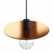 EIVA ELEGANT Lampe à suspension avec 5 m câble textile, abat-jour Ellepì, rosace et douille en silicone IP65 étanche