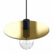 EIVA ELEGANT Lampe à suspension avec 5 m câble textile, abat-jour Ellepì, rosace et douille en silicone IP65 étanche