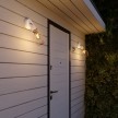 Fermaluce für Lampenschirme EIVA ELEGANT mit Schwenkgelenk, Lampenbaldachin und wasserdichter IP65-Lampenfassung