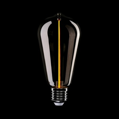Lampadina LED Smoky Magnetic Deco Line Edison ST64 2,2W 60Lm E27 1800K - F03