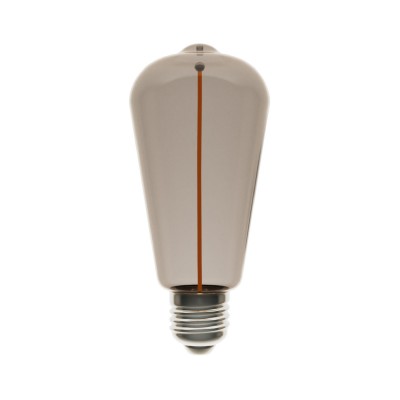 Lampadina LED Smoky Magnetic Deco Line Edison ST64 2,2W 60Lm E27 1800K - F03