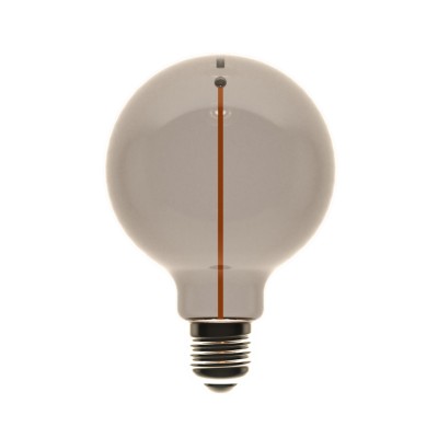 LED Glühbirne Magnetic Deco Line Globe G95 Smoky, 2,2W 60Lm E27 1800K - F04