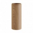 Tub-E14, tubo in legno per faretto con portalampada doppia ghiera E14