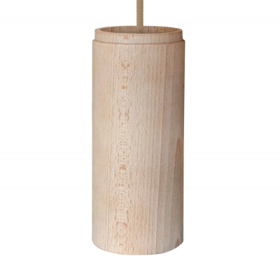 Tub-E27, Holzschirm für Spotlampe mit Doppelring E27-Fassung