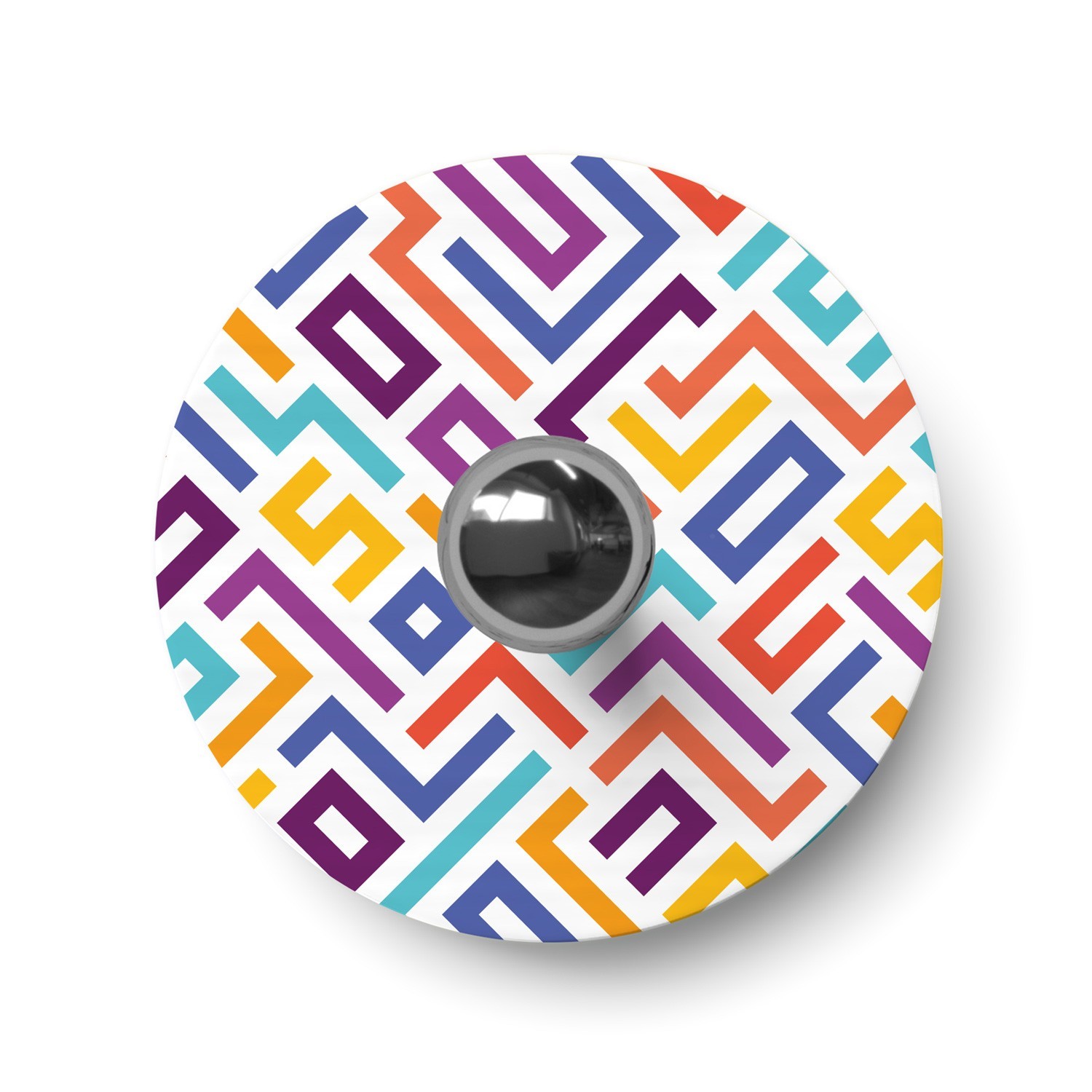 Lampe murale ou de plafond avec abat-jour à motifs géométriques 'Kaleidoscope' - Waterproof IP44