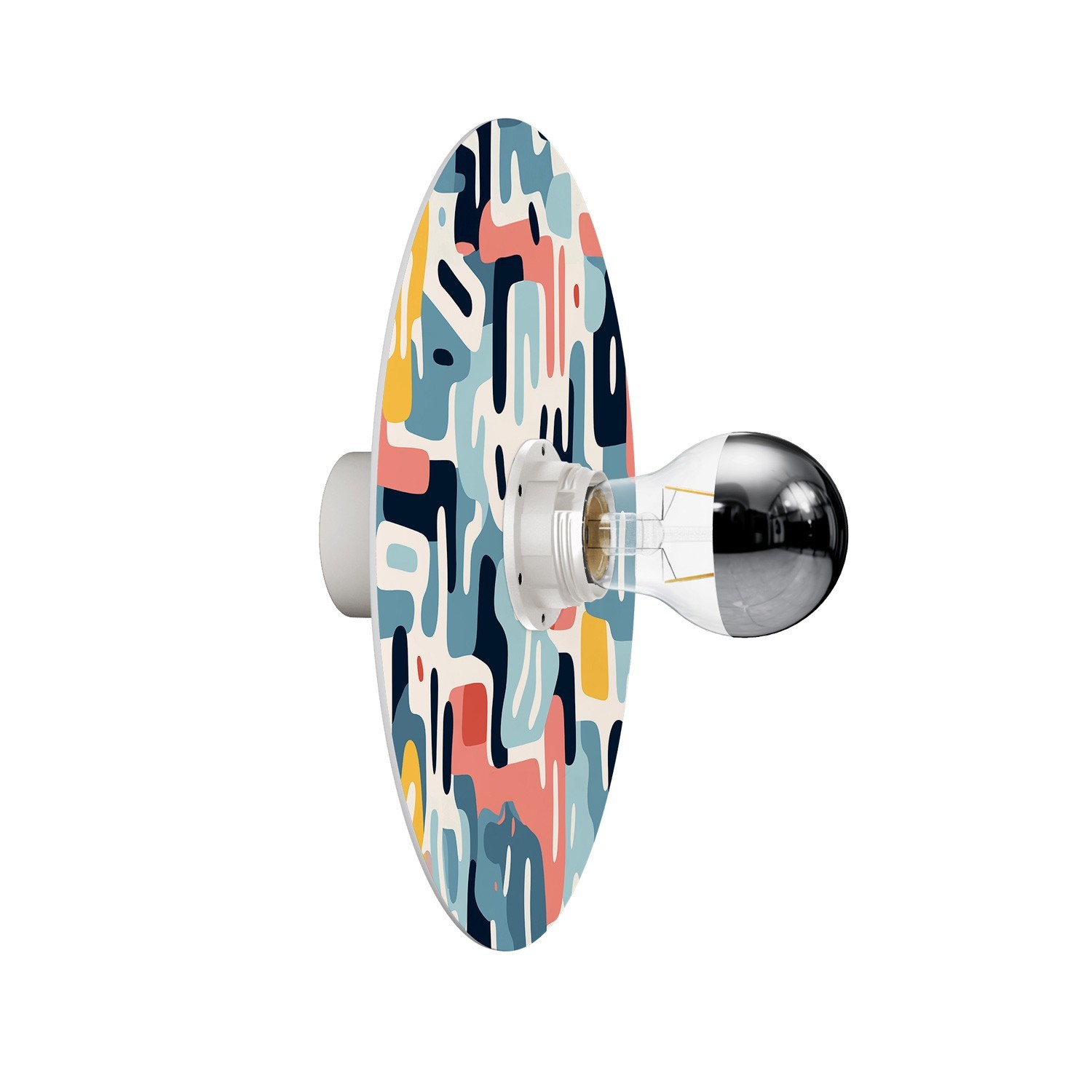 Lampe murale ou de plafond avec abat-jour à motifs géométriques 'Kaleidoscope' - Waterproof IP44