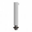 Serre-câble cylindrique en métal long 7 cm avec tige, écrou et rondelle