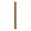 Serre-câble cylindrique en métal long 15 cm avec tige, écrou et rondelle
