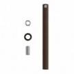 Serre-câble cylindrique en métal long 15 cm avec tige, écrou et rondelle