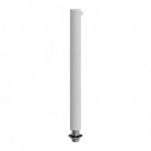 Serre-câble cylindrique en métal long 15 cm avec tige, écrou et rondelle