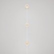 Applique murale Spostaluce avec prise et 3 ampoules Ghost