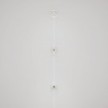 Spostaluce-Wandlampe mit Stecker und 3 Ghost-Glühbirnen