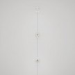 Spostaluce-Wandlampe mit Stecker und 3 Ghost-Glühbirnen
