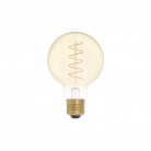 LED Glühbirne Golden Carbon Line Spiral-Filament Globe G80 4W 250Lm E27 1800K Dimmbar - C05