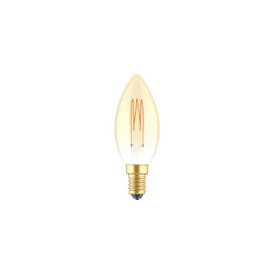 Ampoule Dorée LED Carbon Line Filament Cage Candle C35 3,5W 300Lm E14 2700K Dimmable - C51