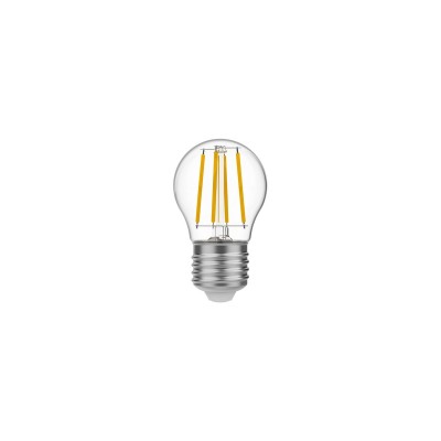 Lampadina LED Trasparente Mini Globo G45 4W 470Lm E27 2700K - E01