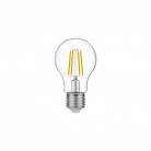 LED Glühbirne Tropfenform A60, transparent 4W 470Lm E27 2700K - E02