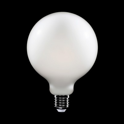 LED Glühbirne Globe G125, mattweiß 4W 470Lm E27 2700K - M05