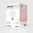 Lampadina LED Trasparente Globo G95 7W 806Lm E27 3500K Dimmerabile - N03