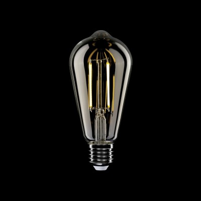Lampadina LED Trasparente Edison ST64 7W 806Lm E27 2700K Dimmerabile - T02