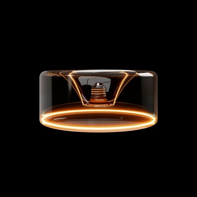 Lampadina LED Smoky Ghost Line Recessed Donut 195x83 6W 380Lm E27 1900K Dimmerabile - G12
