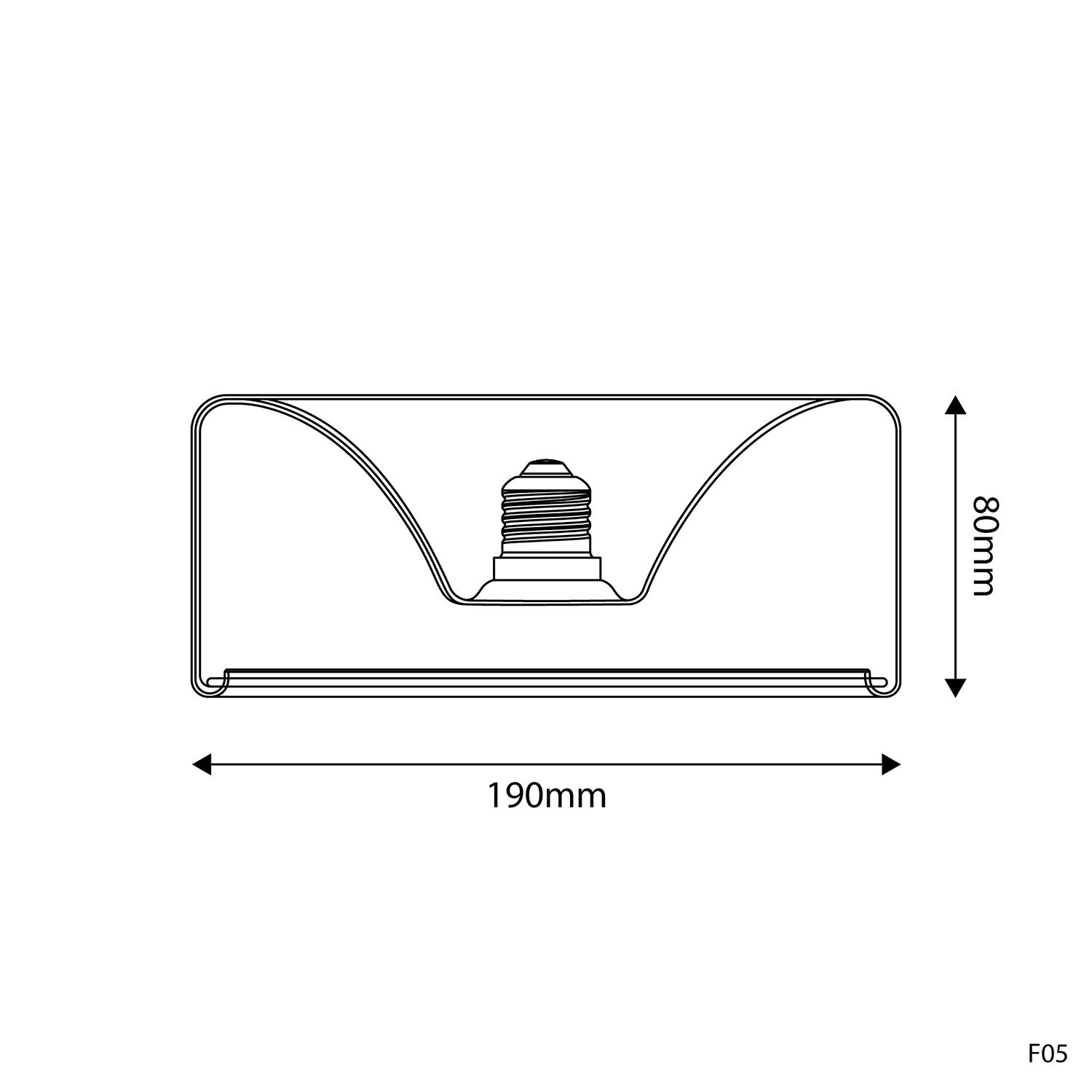 Ampoule LED Smoky Ghost Line Recessed Donut 195x83 6W 380Lm E27 1900K Dimmable - G12