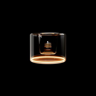 Lampadina LED Smoky Ghost Line Recessed Donut 120x90 6W 380Lm E27 1900K Dimmerabile - G13