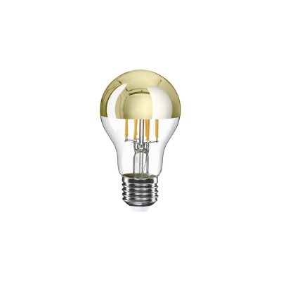 LED-Glühbirne Gold Kopfspiegel Tropfen A60 7W 650 Lumen E27 2700K dimmbar - A12