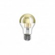 Lampadina LED Mezza Sfera Oro Goccia A60 7W 650Lm E27 2700K Dimmerabile - A12