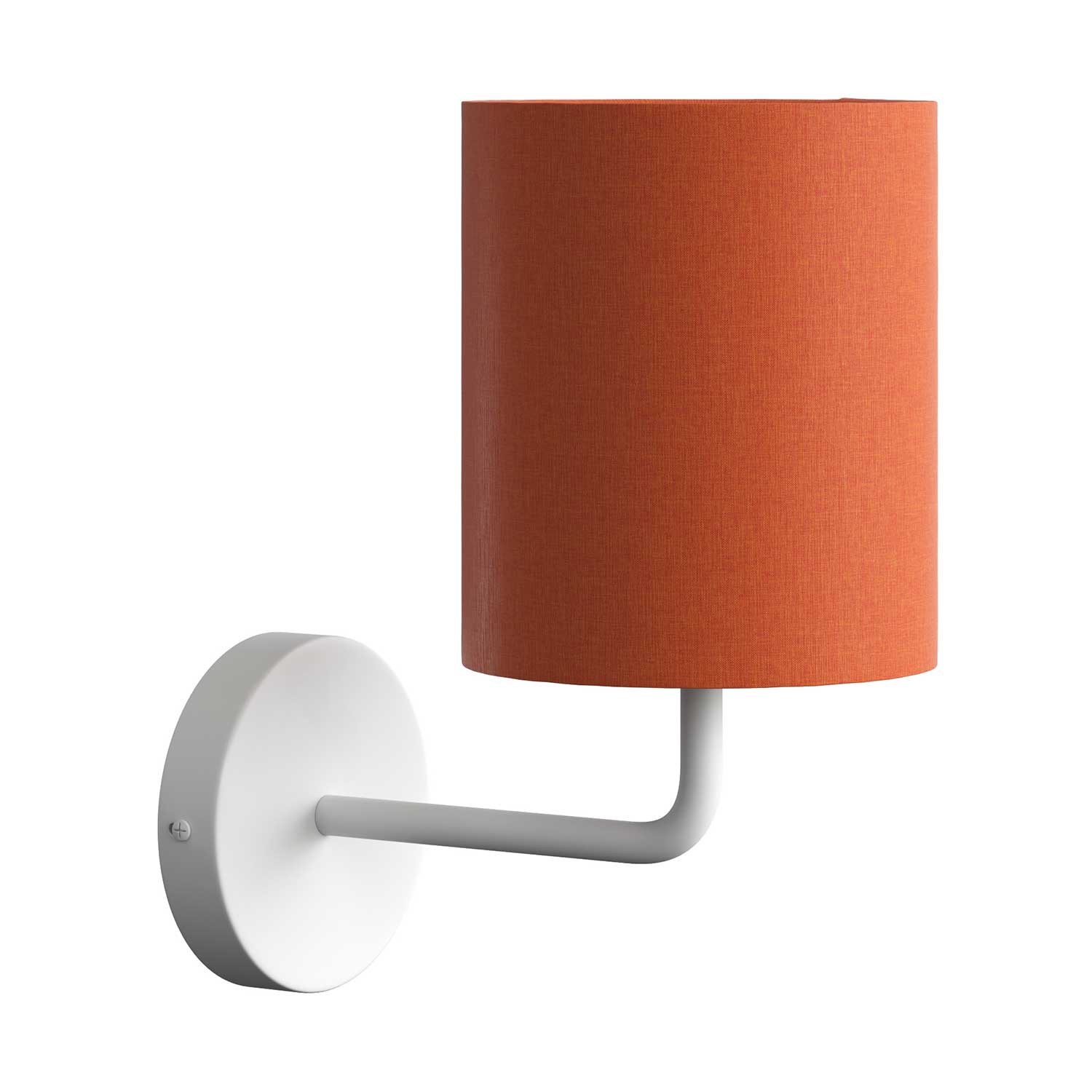 Fermaluce Metal, applique murale en métal avec abat-jour et extension curbe