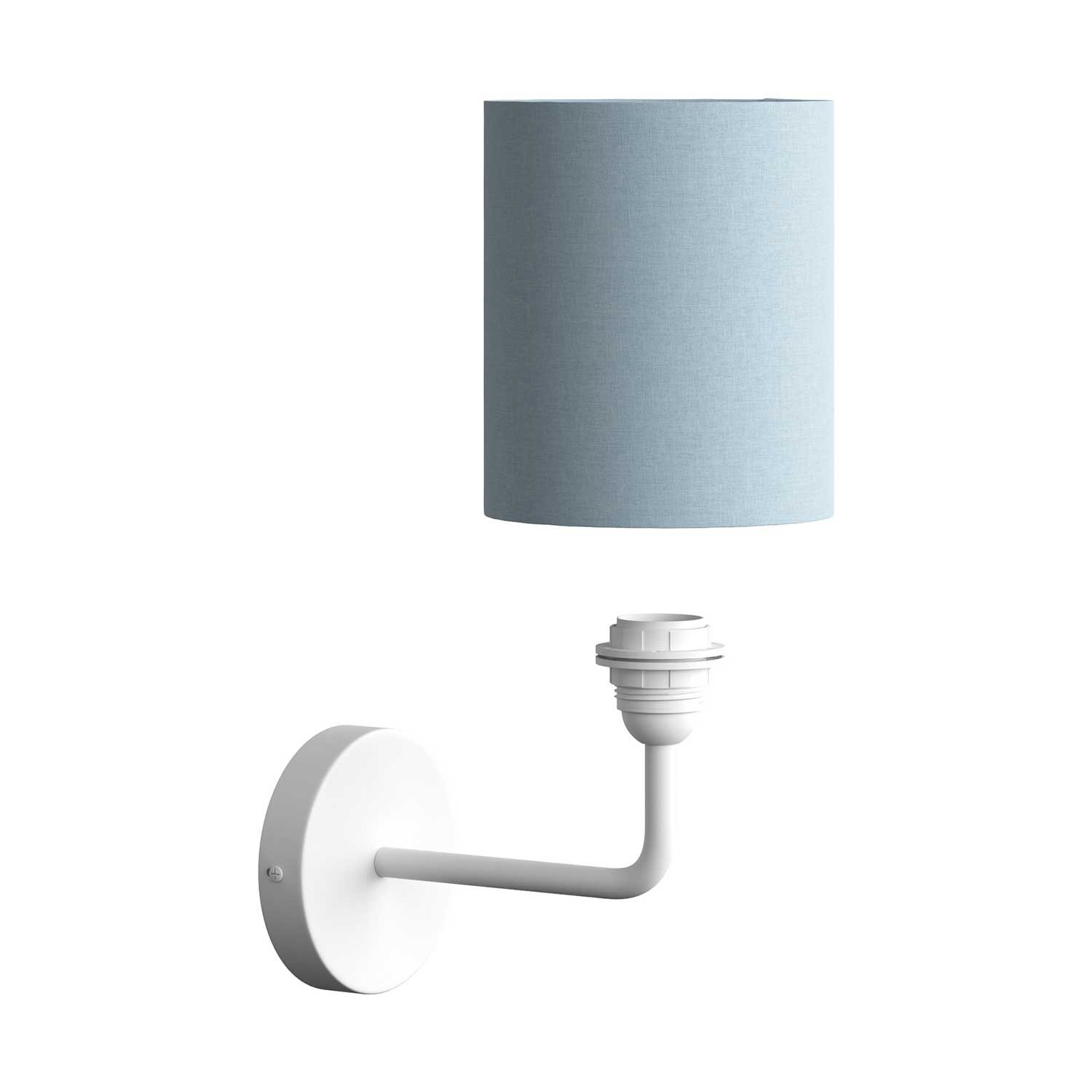 Fermaluce Metal, applique murale en métal avec abat-jour et extension curbe