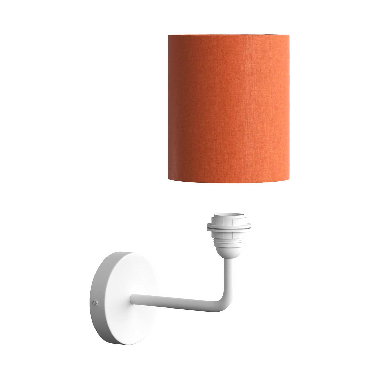 Fermaluce Metal, applique murale en métal avec abat-jour et extension curbe