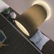 Fermaluce Metal avec Abat-Jour Cylindre, pour montage mural ou au plafond