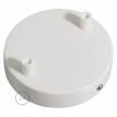 Kit rosace métallique cylindrique à deux trous
