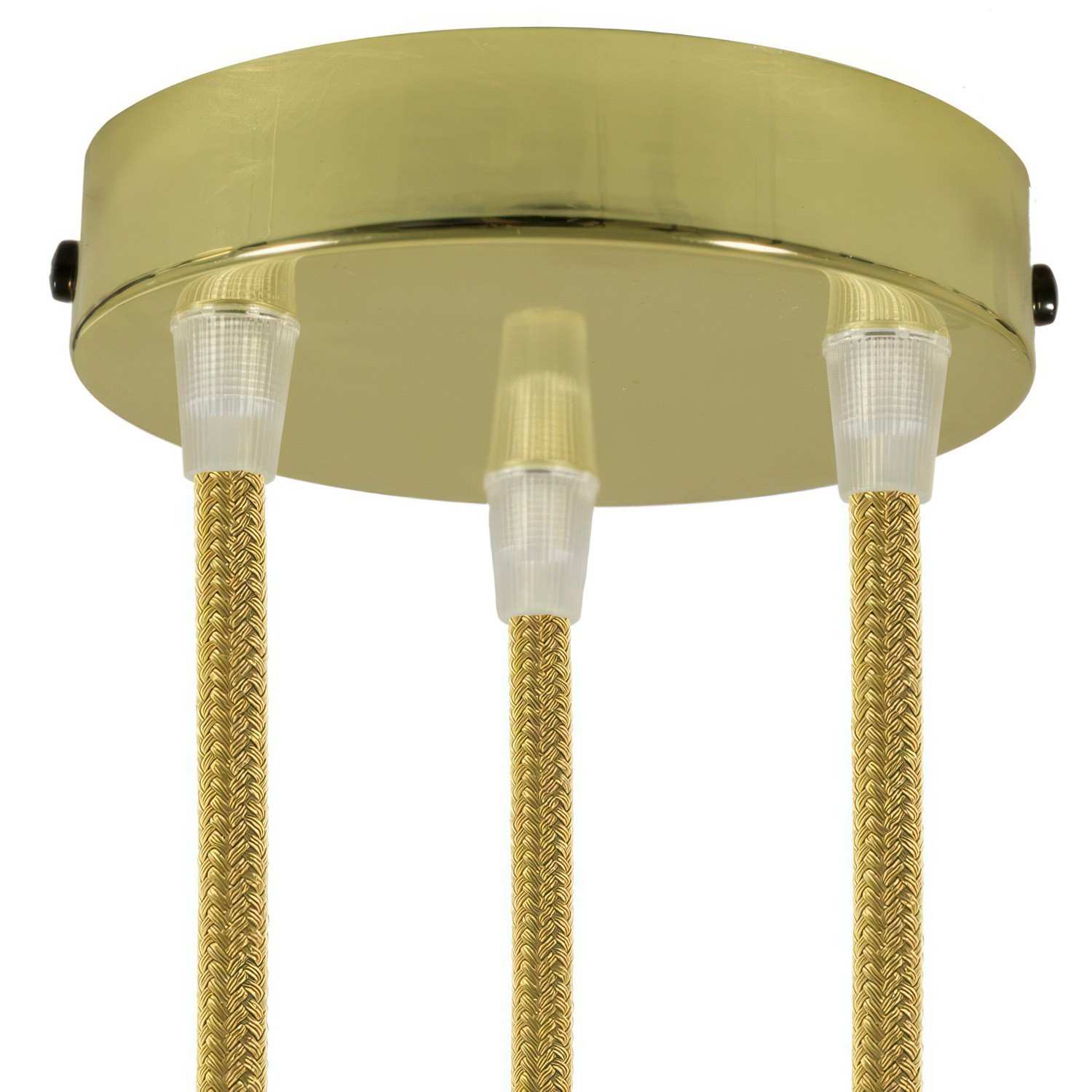 Zylindrischer 3-Loch-Lampenbaldachin Kit aus Metall