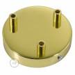 Zylindrischer 3-Loch-Lampenbaldachin Kit aus Metall