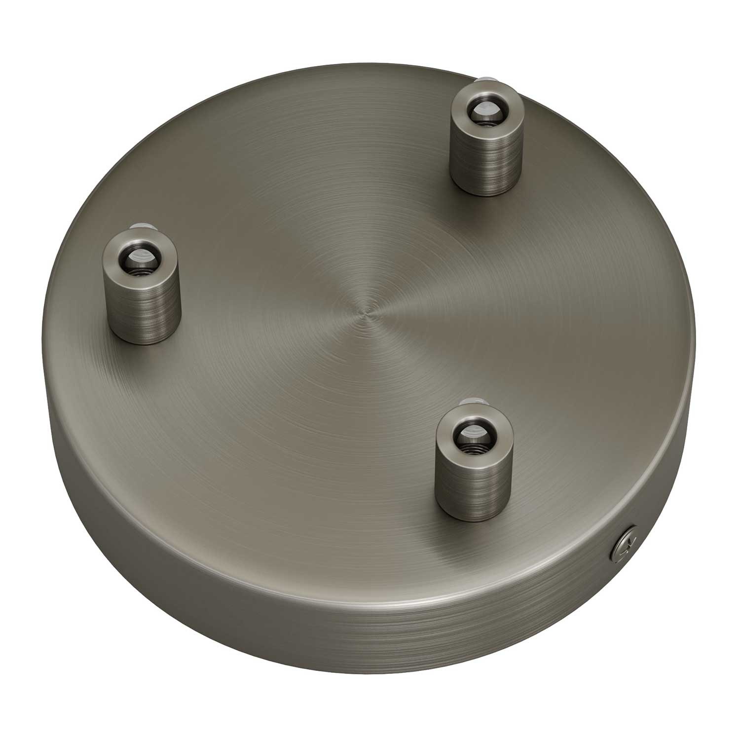 Zylindrischer 3-Loch-Lampenbaldachin Kit aus Metall