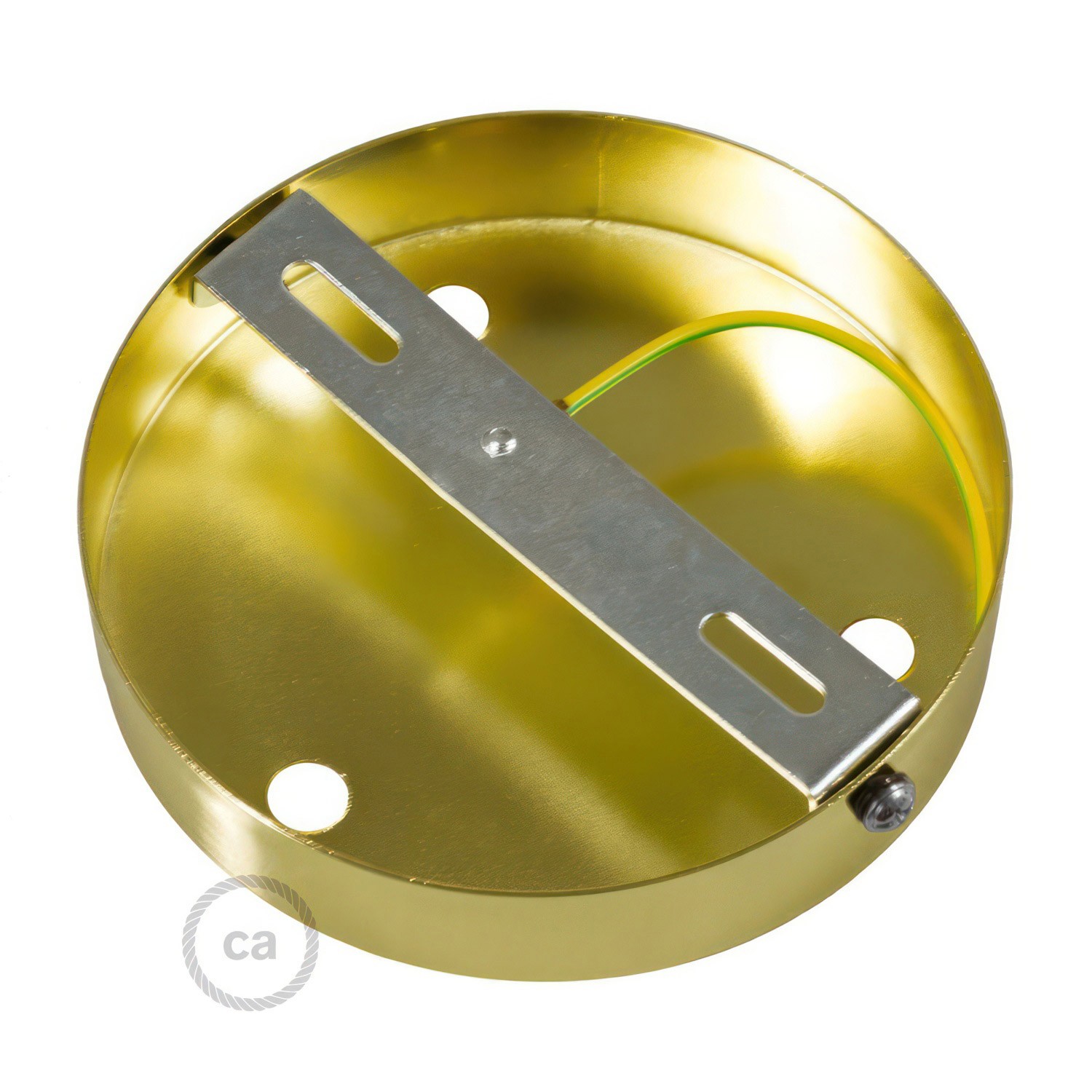 Zylindrischer 3-Loch-Lampenbaldachin Kit aus Metall