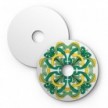 Mini plateau Ellepì 'Majoliques' pour lampes à suspension, murales et guirlandes, diamètre 24 cm - Made in Italy