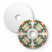 Mini plateau Ellepì 'Majoliques' pour lampes à suspension, murales et guirlandes, diamètre 24 cm - Made in Italy